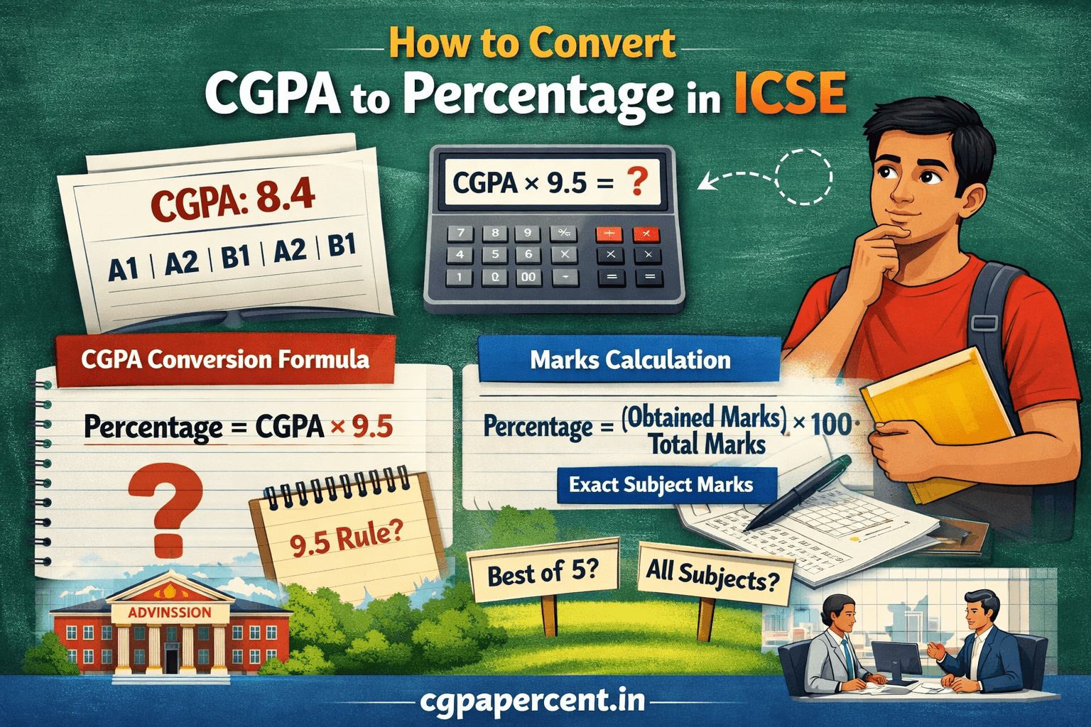 How to Convert CGPA to Percentage in ICSE